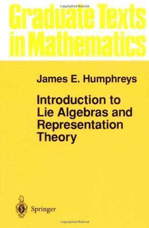 introduction to lie algebras and representation theory